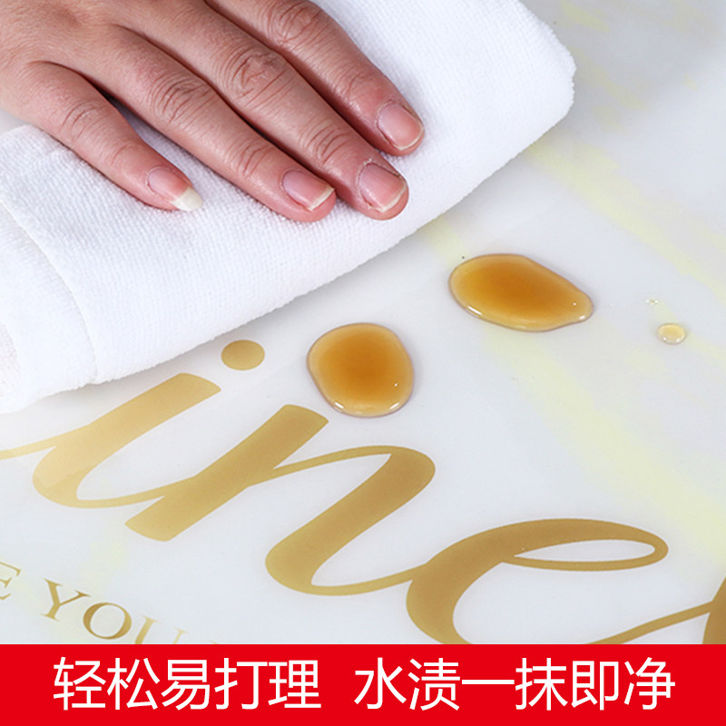 茶几电视柜透明软玻璃垫组合 北欧pvc电视柜桌布防水长条免洗桌布