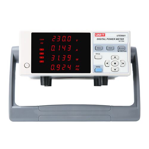 优利德UTE9800/UTE9901智能电参数测试仪直流功耗电量台式功率计