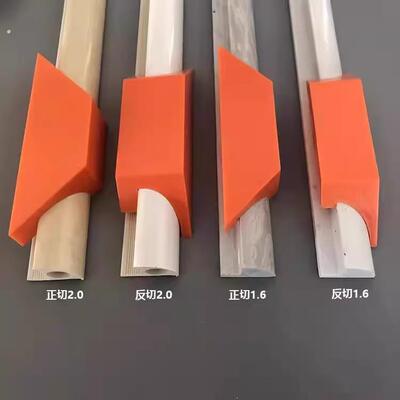 收边条45度切割模具对角切靠模瓷砖石材阳角线定位器正反斜切模型