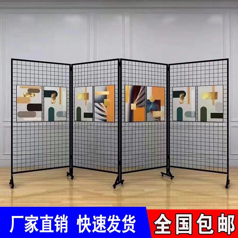定制广告格发光字铁艺菱形网牌铁虹灯背景墙装饰霓丝网吊顶网格架