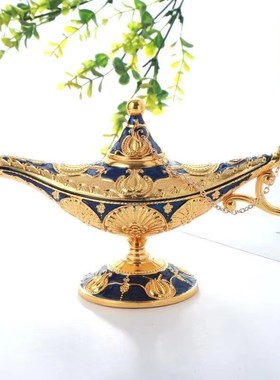 阿物丁神灯 礼拉节日愿望许摆灯神工艺礼品愿设 创意抽象奇趣摆件