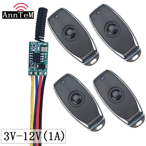 5V1器V点动微型单路门禁遥控开关低功耗收电2模块遥控手动接继板