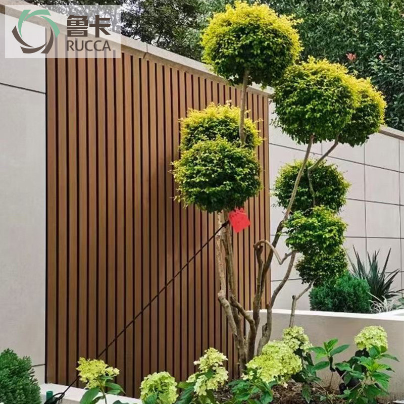 户挤装外塑木长城板室外墙板防腐木生态格栅吊顶墙板共饰塑
