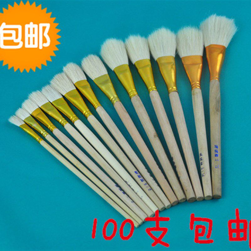 S1-10 刷小羊毛笔 描笔 环笔毛刷 彩绘球 工艺补油笔 描绘笔 毛笔
