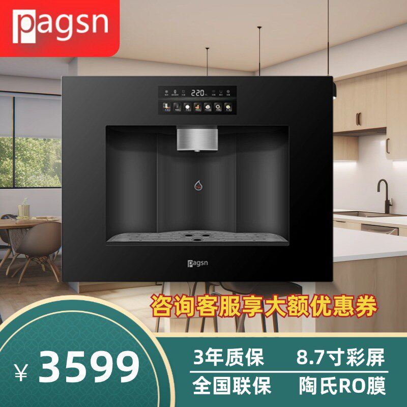 O Pagsn 嵌入式直饮机家用R净水管线机过滤即热