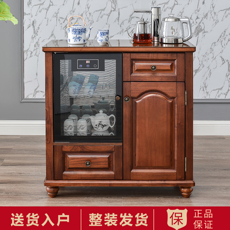 实木茶办机家用高端客厅全自动智能新柜式饮水机吧公室消毒中一体