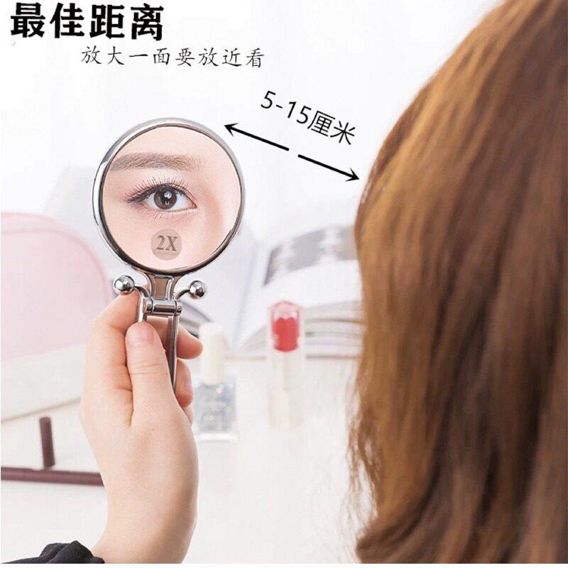 放大镜子去黑头十倍毛孔拔挤夹挑粉刺10倍高清化妆镜台式桌面宿舍