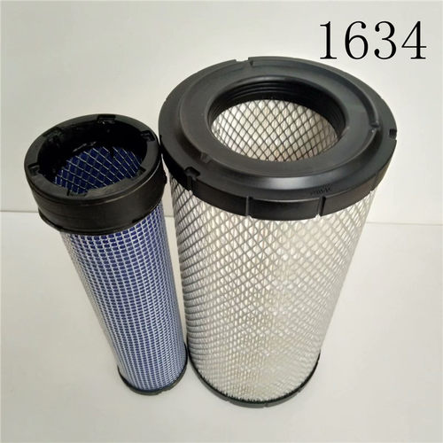K1634PU空滤叉配合叉杭州适气柳工80卡特神钢80小挖机空车滤芯