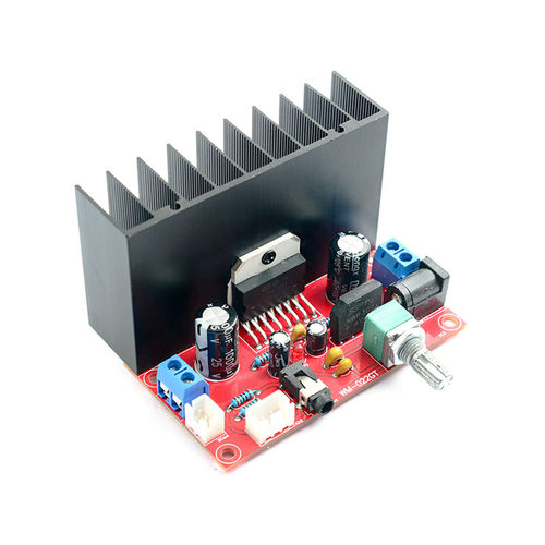TDA7377双声道2.0立正声大用率功放成品板家功车载12V不分体负极