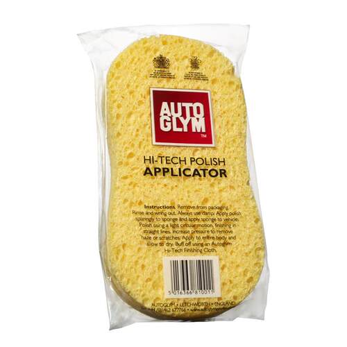 AUTOGLYM英国皇冠水晶蜡专用高科技抛光垫3D网眼设计漆面打蜡海绵