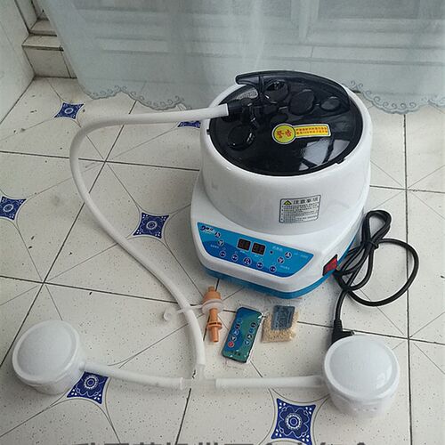 新款家用御沣熏蒸机熏蒸仪成人发汗桑拿浴箱蒸脚器蒸床蒸汽机4升