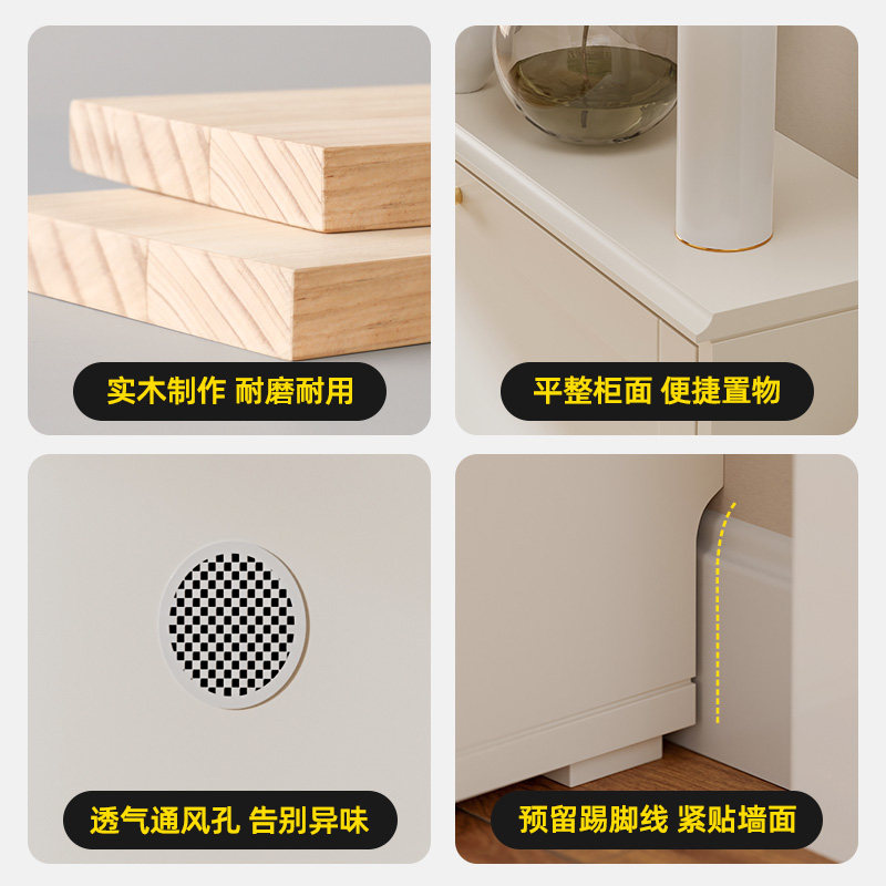 全实木门口翻斗鞋柜家用玄关入户门进门门外走廊用超薄薄款超窄