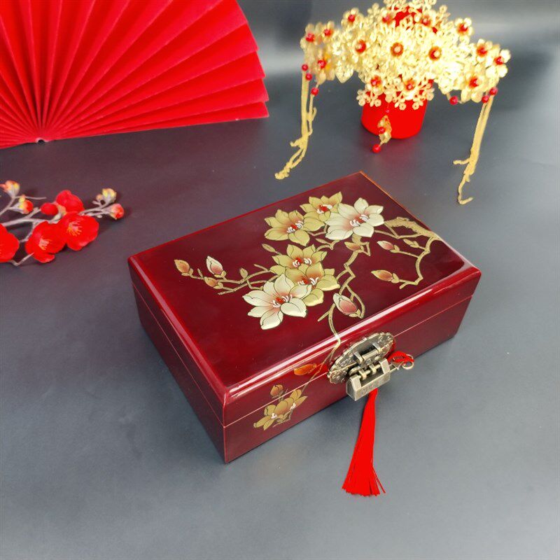 非物质文化遗产 如锦平遥推光漆器 新中式 婚庆礼品 陪嫁礼盒