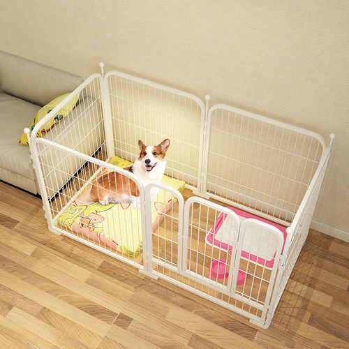 宠物栅栏中小型犬泰迪柯基隔离门狗狗室内狗笼子护栏栅栏专用狗窝