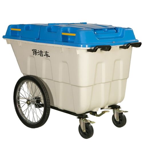 660L大型户外垃圾桶大号商用保洁清运收集车手推大容量环卫手推箱