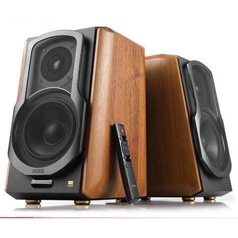 HIFI有源蓝芽音箱 Edifier S1000 电脑2.0声道木质音箱 高音质蓝