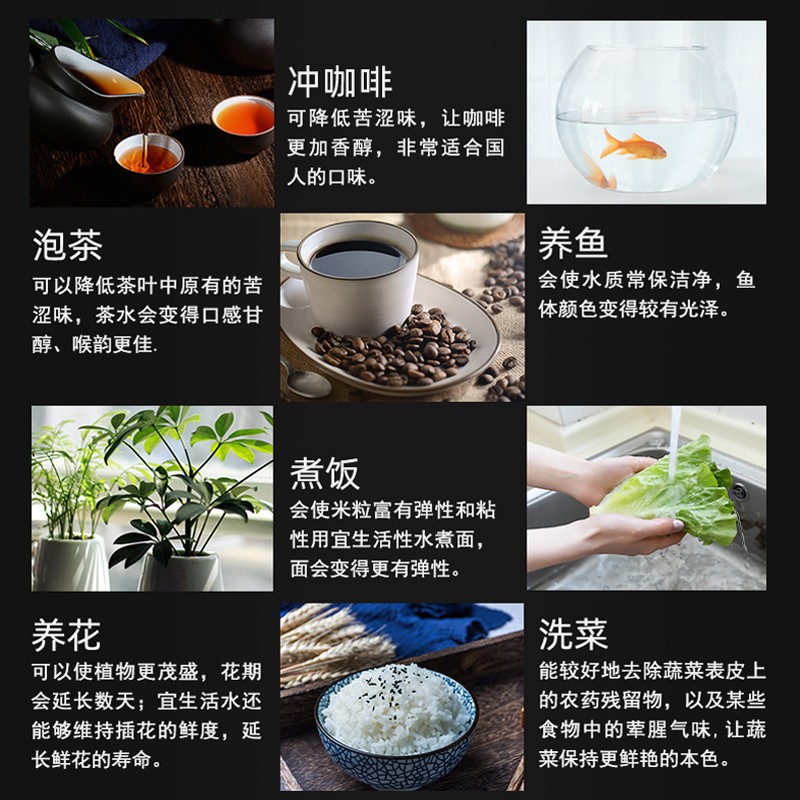 水宜生双层加厚隔热玻璃杯男士高档商务泡茶杯耐高温便携弱碱水杯