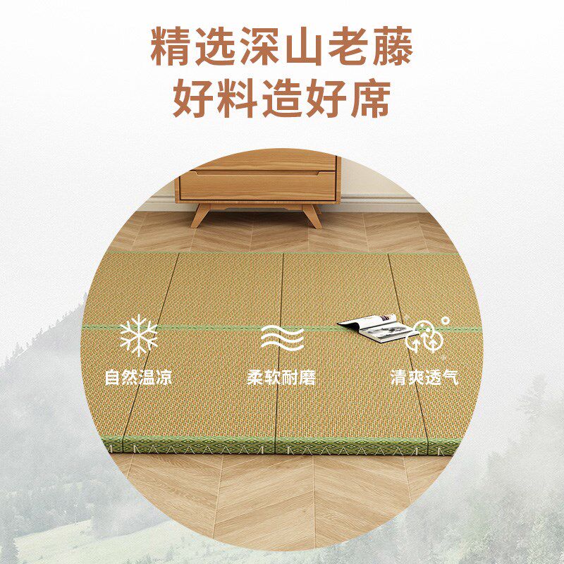 日式榻榻米垫加硬椰棕家用打地铺神器午休垫夏季折叠床垫定制尺寸