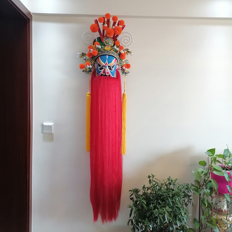 生旦净园丑京剧店谱装饰酒脸餐厅幼儿园校末大挂件北京特色面具