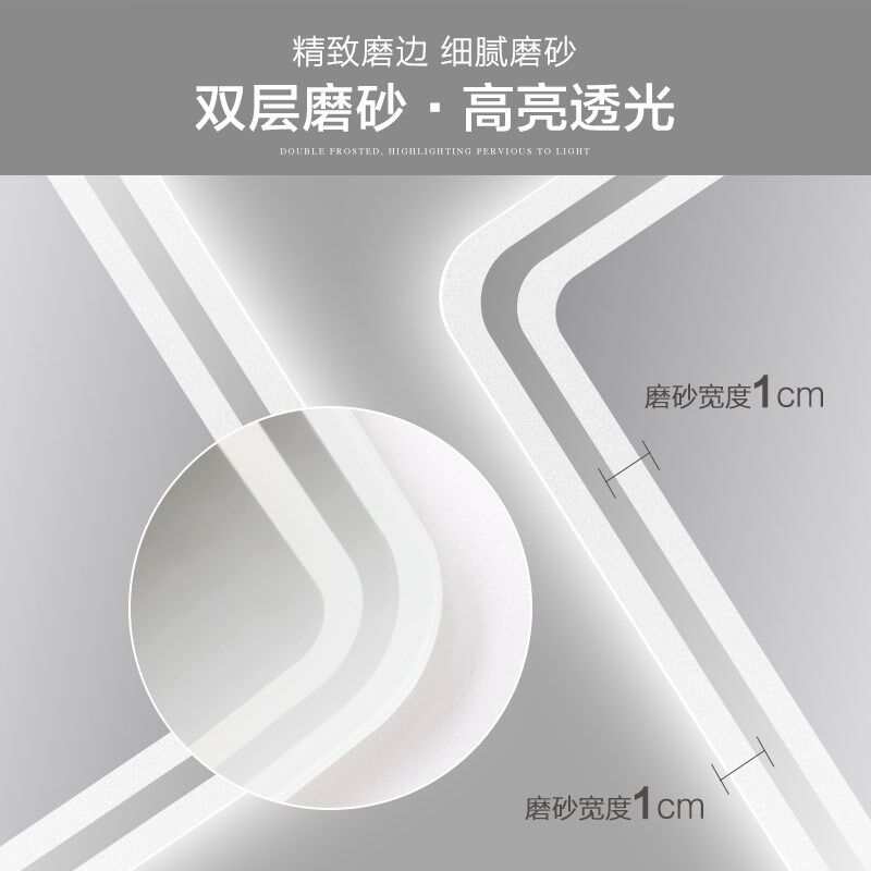 BOLEN智能穿衣镜家用衣帽间镜发光试衣镜led全身镜壁挂式带灯防爆