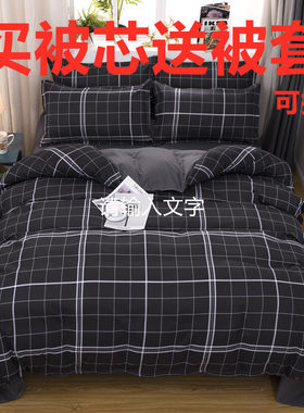 被子被芯送亲肤被套夏被薄款冬季加厚保暖单人双人宿舍家用可拆洗