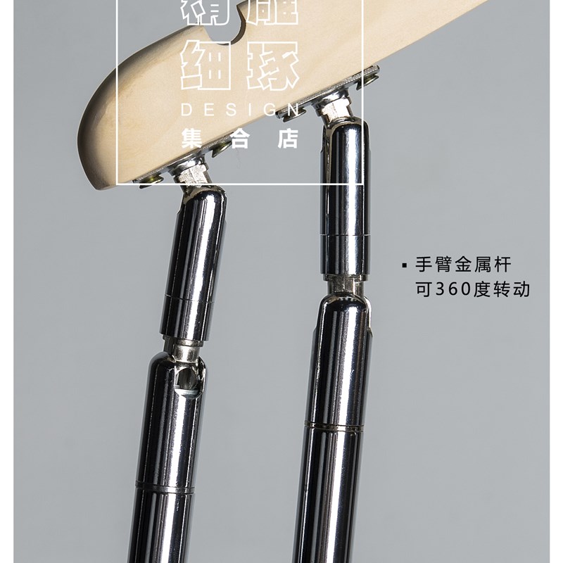 创意隐形衣架支架百变造型挂拍架摄影道具金属材质定型架简约多功