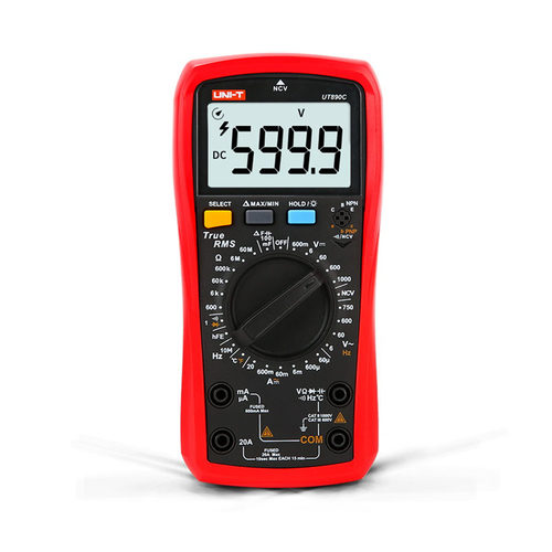 优利德万用表UT890C数字多功能表UT890D测电压电流表电容万能表