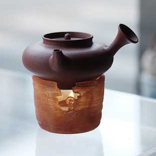 無相佑 手作琉璃见禅暖茶炉保温炉蜡烛酒精炉加热炉热茶功夫茶具