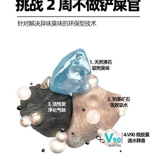 萌尾猫砂家里有矿猫砂钠基矿砂防臭无粉尘除细菌结团快不粘底无尘