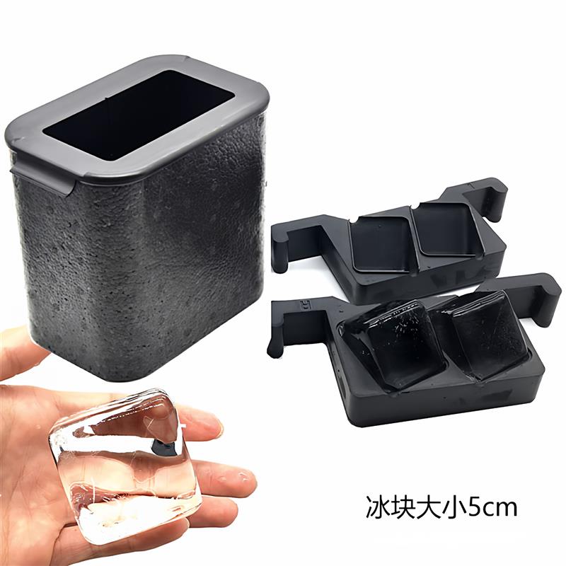 创意透明冰球模具 骷髅头玫瑰花造型冰模 威士忌冷冻冰块盒