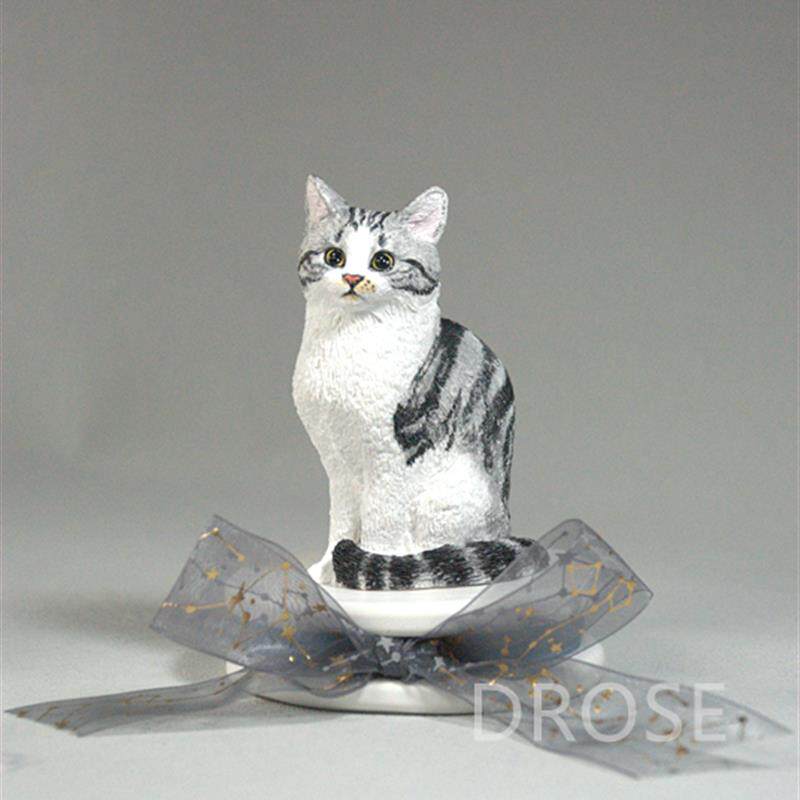 美短英短布偶田园猫加菲橘猫宠物猫咪定制香薰摆件