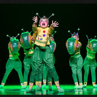 蜗牛的梦想小荷风采舞蹈表演服第九届蜗牛与黄鹂鸟儿童演出少儿新