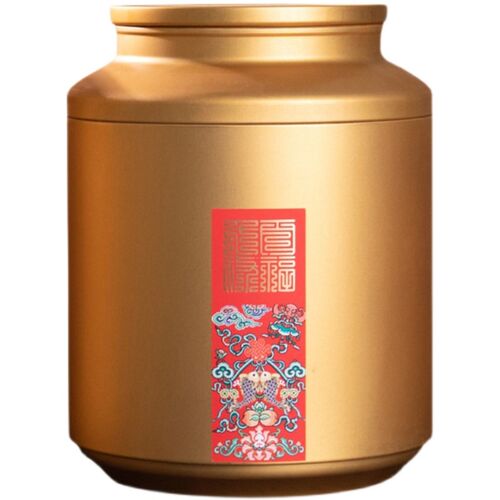 茶叶罐铁罐茶罐普洱散茶白茶储存罐密封金属马口铁红茶存茶罐空罐