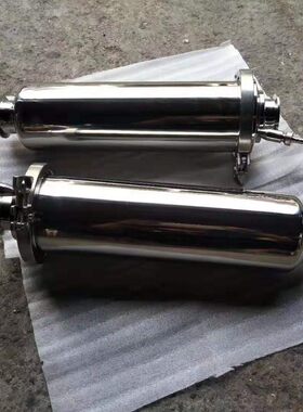 优质304卫生级直通式快装卡盘接口不锈钢管道插口过滤器平盖滤网
