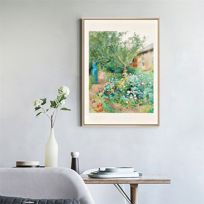 欧式沙发背景墙客厅组合挂画北欧油画装饰画餐厅墙壁画玄关风景画