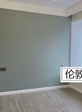 伦敦雾乳胶漆室内家用小桶电视床头背景墙颜色彩色涂料刷墙水性漆