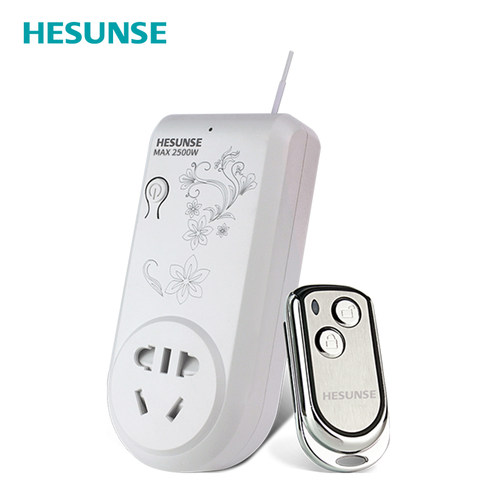 河森 无线遥控开关 智能遥控插座 220V电源大功率水泵遥控器3000W