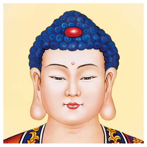 佛像阿难迦叶尊者菩萨 释迦牟尼佛像 丝绸卷轴挂画高清绢布画包邮