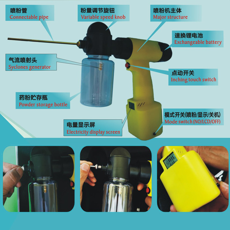 新型电动白蚁喷粉机灭四害杀白蚁专用打药器干粉喷粉器灭蚁机神器