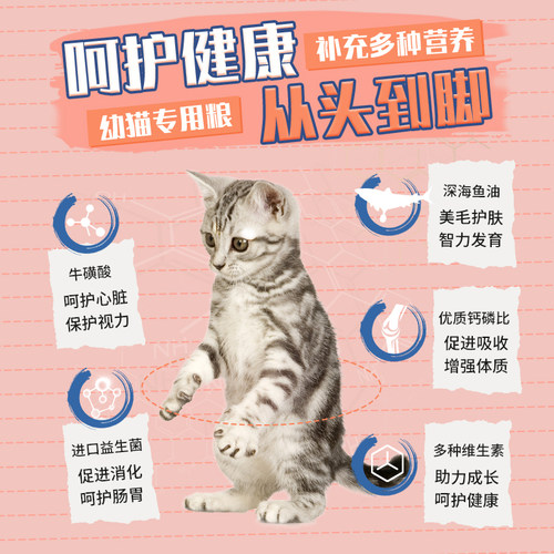 猫粮幼猫专用粮增肥发腮营养1到3月冻干4到12月增强抵抗小猫奶糕