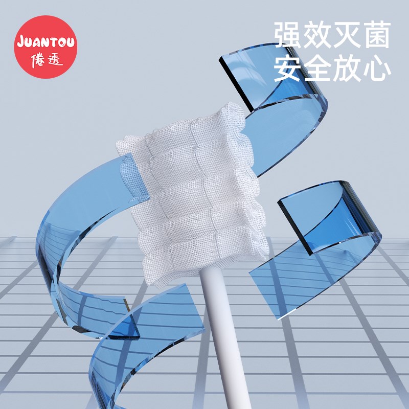 婴儿口腔清洁棉棒新生婴幼儿纱布乳牙刷0-1岁宝宝洗舌苔舌头神器