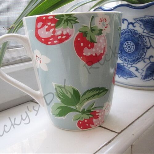 英伦碎花杯英国田园碎花陶瓷大容量马克杯咖啡杯水杯子