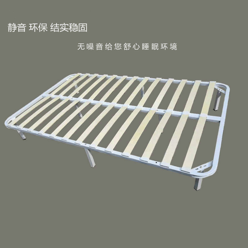 加厚排脚架床架1.5双榻米龙骨架1.8米榻人床板铁架送骨热销可订制
