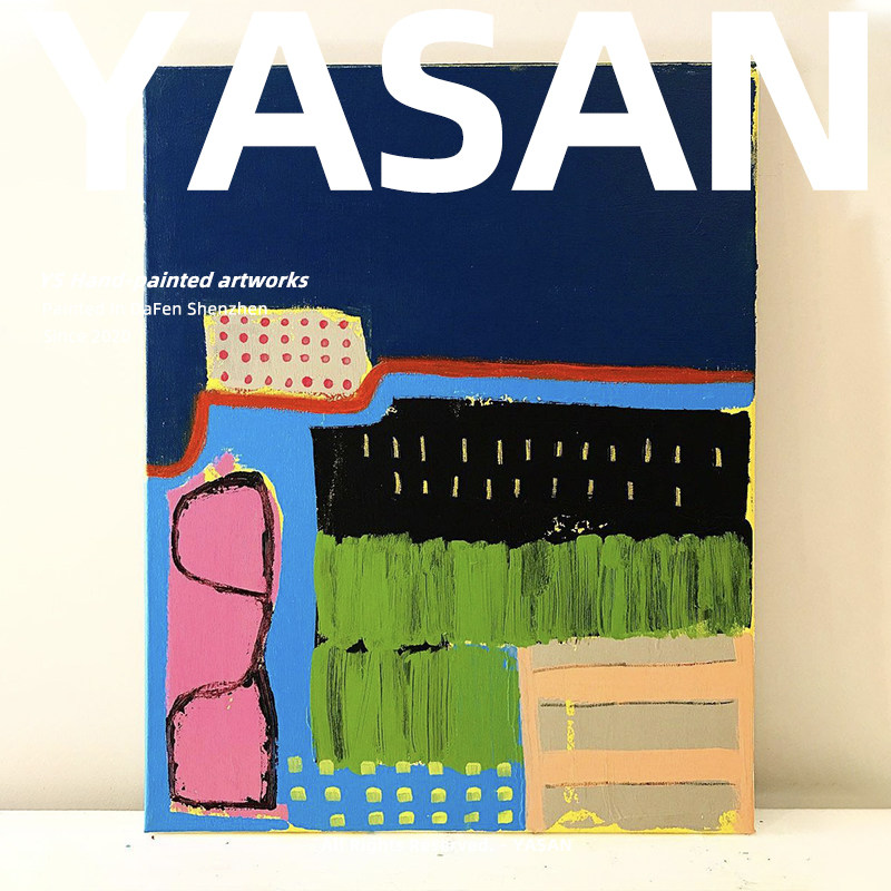 YA厅AN 小客艺术纯手工油画个性创意抽象装饰画沙发众S背景墙挂画