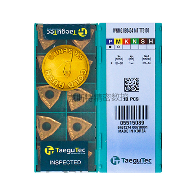 韩国特固克 Taegutec数控刀片 WNMG080404-MT TT5100 加工钢件