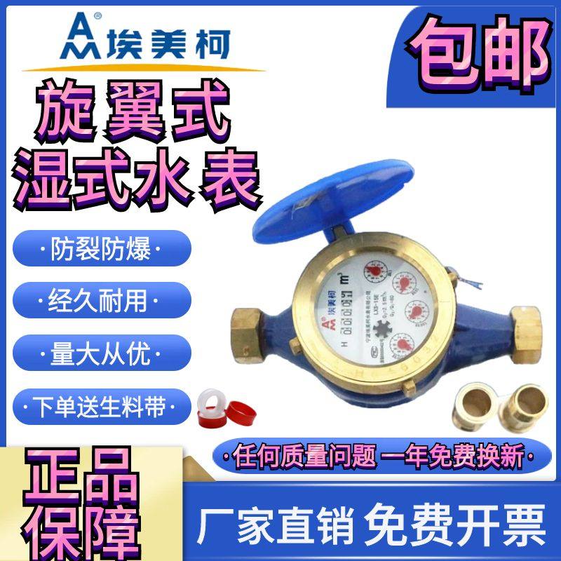 埃美柯LXS-E铁壳099旋翼湿式冷水表DN15 20 25 32 40 50 4分6分图片