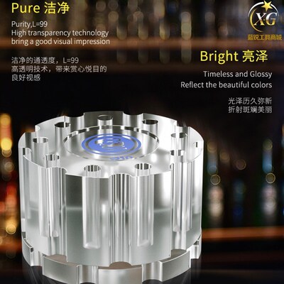 蓝锐 水晶收纳器 360度旋转  内置上下双轴承 镊子螺丝刀统统收纳