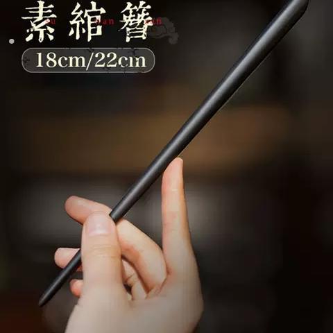 黑檀木发簪古风女高级感木簪加长发饰