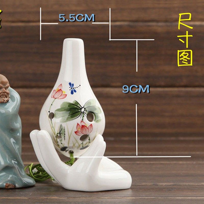 风雅陶笛6孔SF天空之城陶笛六孔高音F调初学轻气量幼儿启蒙陶埙