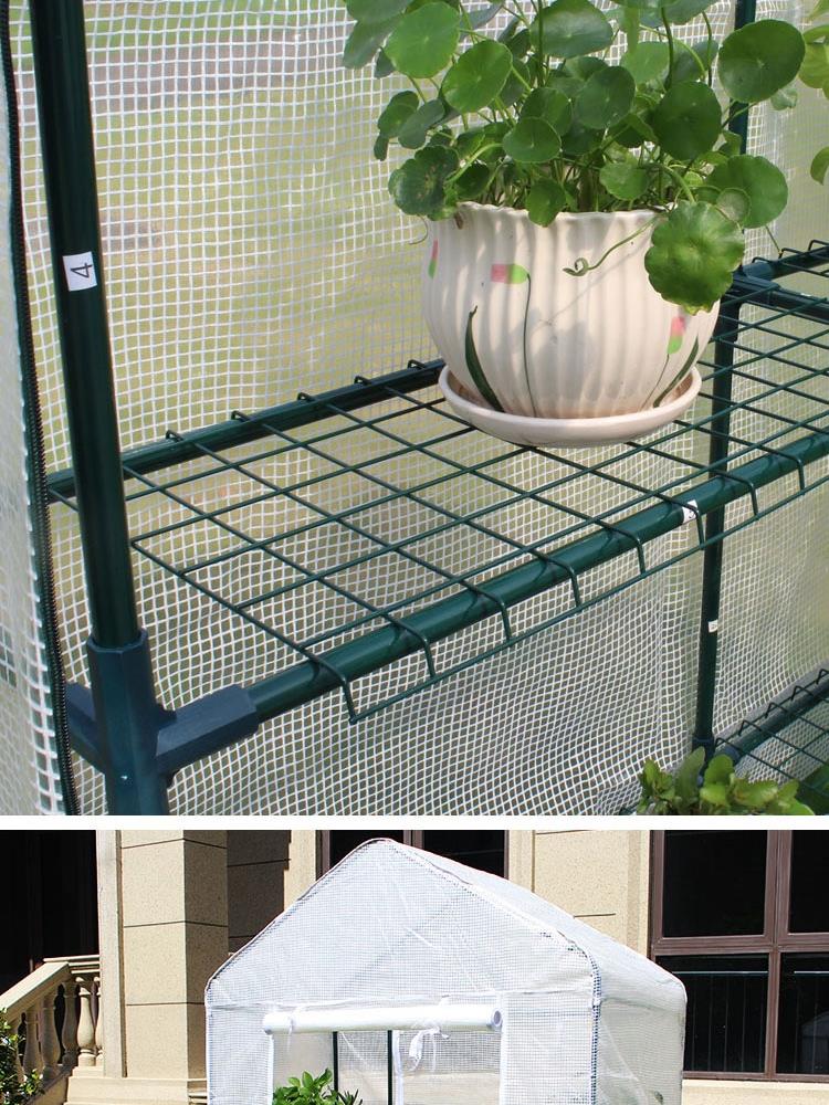 花园暧房走入式温室大棚园艺用品阳台种菜蔬菜棚保温棚多肉遮雨棚